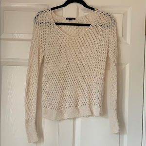 Cream American Eagle sweater